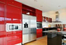 Red Kitchens with Tips & Accessories