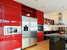 Red Kitchens with Tips & Accessories
